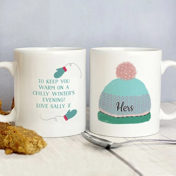 Personalised Woolly Hats Mug Set 4 Personalised Woolly Hats Mug Set - Image 4