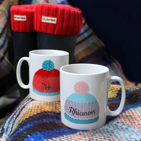 Personalised Woolly Hats Mug Set 7 Personalised Woolly Hats Mug Set - Image 7