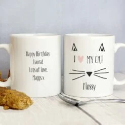 Personalised Cat Features Mug -PERSONALISE STORE p0805f97 3