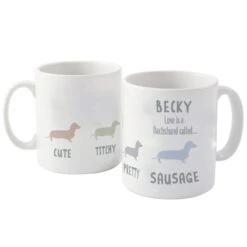Personalised Dachshund Dog Breed Mug -PERSONALISE STORE p0805f99 4