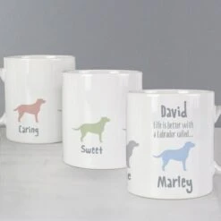 Personalised Labrador Dog Breed Mug -PERSONALISE STORE p0805g05 2