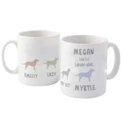 Personalised Labrador Dog Breed Mug -PERSONALISE STORE p0805g05 4