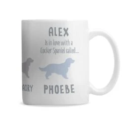Personalised Cocker Spaniel Dog Breed Mug -PERSONALISE STORE p0805g09 5
