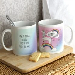 Personalised Unicorn Mug -PERSONALISE STORE p0805g13 2