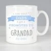 Personalised Blue Promoted To Mug