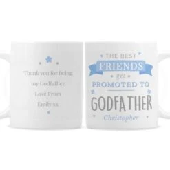 Personalised Blue Promoted To Mug -PERSONALISE STORE p0805h61 4