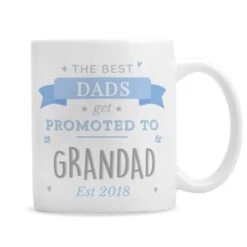 Personalised Blue Promoted To Mug -PERSONALISE STORE p0805h61 5