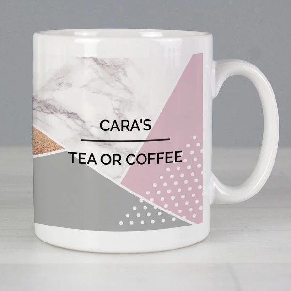Personalised Geometric Mug 1 Personalised Geometric Mug