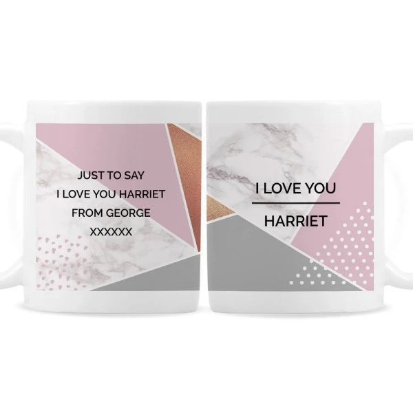 Personalised Geometric Mug 2 Personalised Geometric Mug - Image 2
