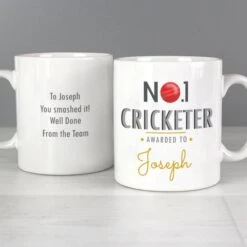 Personalised No.1 Cricketer Mug -PERSONALISE STORE p0805i43 4