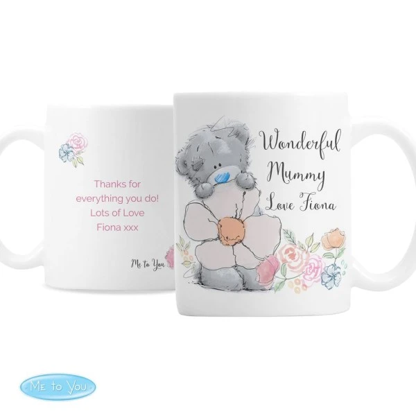 Personalised Me To You Floral Mug 2 Personalised Me To You Floral Mug - Image 2