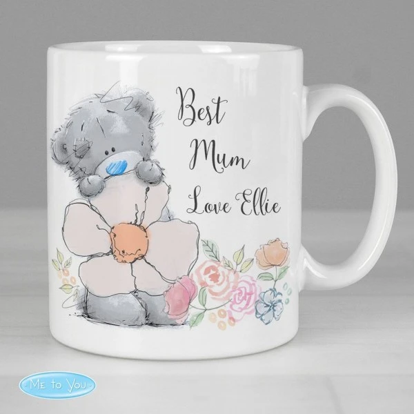 Personalised Me To You Floral Mug 3 Personalised Me To You Floral Mug - Image 3