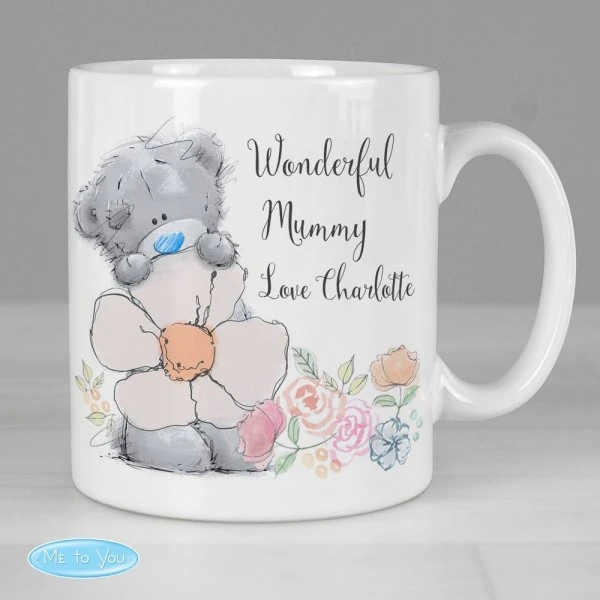 Personalised Me To You Floral Mug 6 Personalised Me To You Floral Mug - Image 6