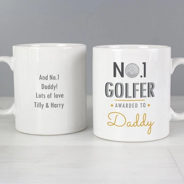 Personalised No.1 Golfer Mug 3 Personalised No.1 Golfer Mug - Image 3