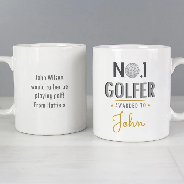 Personalised No.1 Golfer Mug 4 Personalised No.1 Golfer Mug - Image 4
