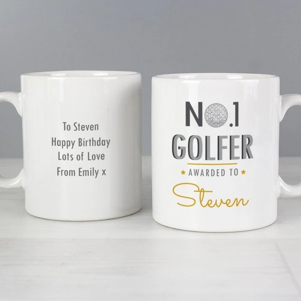 Personalised No.1 Golfer Mug 6 Personalised No.1 Golfer Mug - Image 6