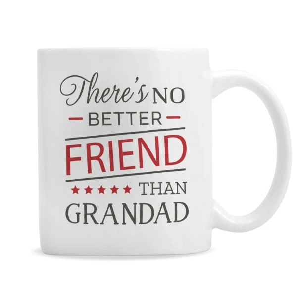 Personalised "No Better Friend Than Grandad" Mug 4 Personalised "No Better Friend Than Grandad" Mug - Image 4