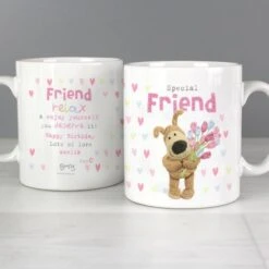 Personalised Boofle Birthday Flowers Mug 12 Personalised Boofle Birthday Flowers Mug -PERSONALISE STORE p0805j01 5