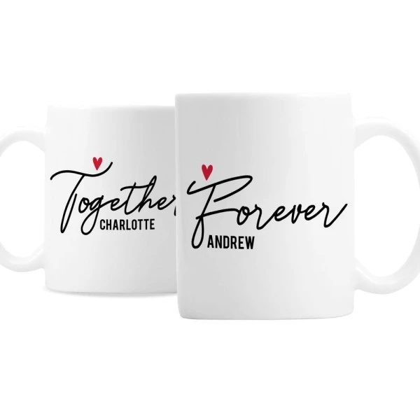 Personalised Together Forever Mug Set 2 Personalised Together Forever Mug Set - Image 2