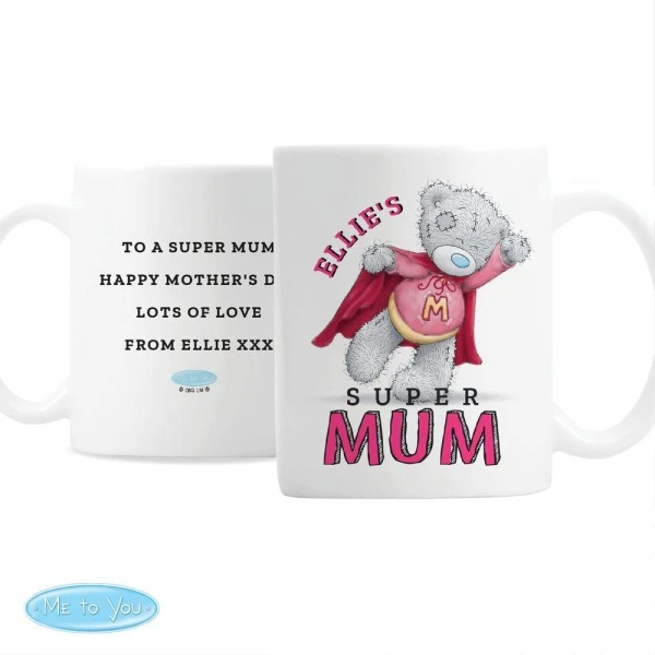 Personalised Me To You Super Mum Mug 2 Personalised Me To You Super Mum Mug - Image 2
