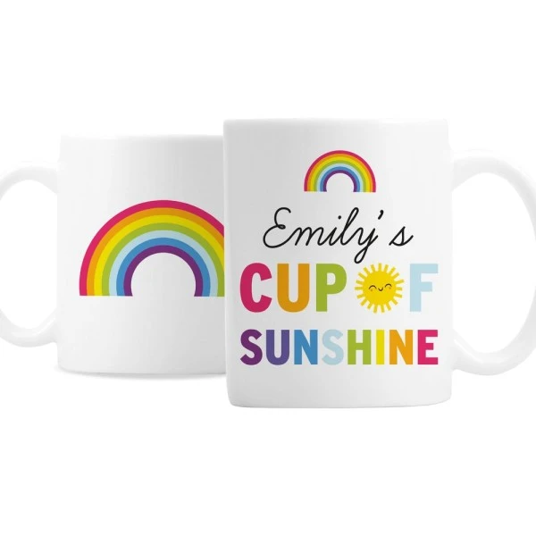 Personalised Rainbow Cup Of Sunshine Mug 2 Personalised Rainbow Cup Of Sunshine Mug - Image 2