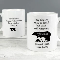 Personalised My Fingers May Be Small Bears Mug -PERSONALISE STORE p0805j68 2