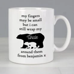Personalised My Fingers May Be Small Bears Mug -PERSONALISE STORE p0805j68 4
