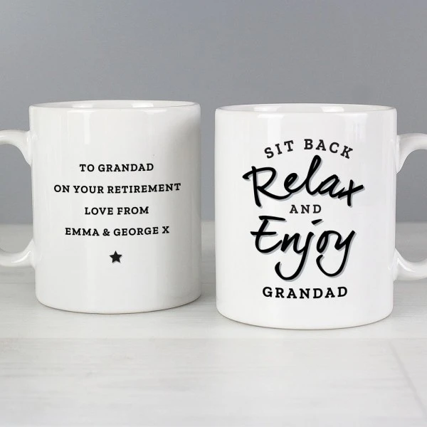 Personalised Sit Back & Relax Mug 3 Personalised Sit Back & Relax Mug - Image 3