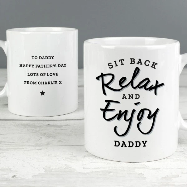 Personalised Sit Back & Relax Mug 4 Personalised Sit Back & Relax Mug - Image 4