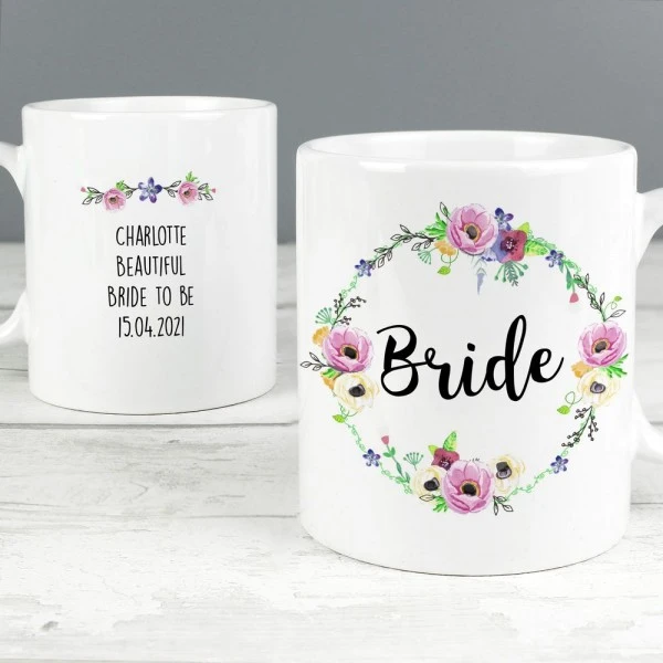 Personalised Floral Mug 5 Personalised Floral Mug - Image 5