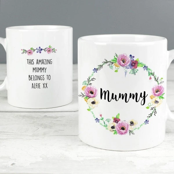 Personalised Floral Mug 6 Personalised Floral Mug - Image 6
