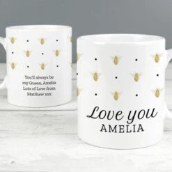 Personalised Queen Bee Mug -PERSONALISE STORE p0805k13 3