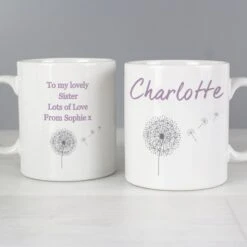 Personalised Dandelion Mug -PERSONALISE STORE p0805k25 2