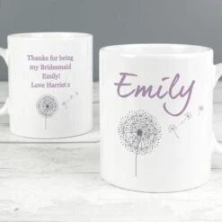 Personalised Dandelion Mug -PERSONALISE STORE p0805k25 3