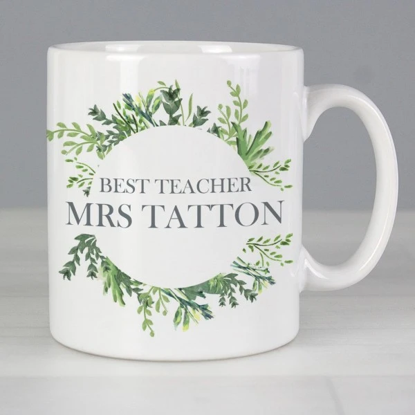 Personalised Botanical Mug 4 Personalised Botanical Mug - Image 4