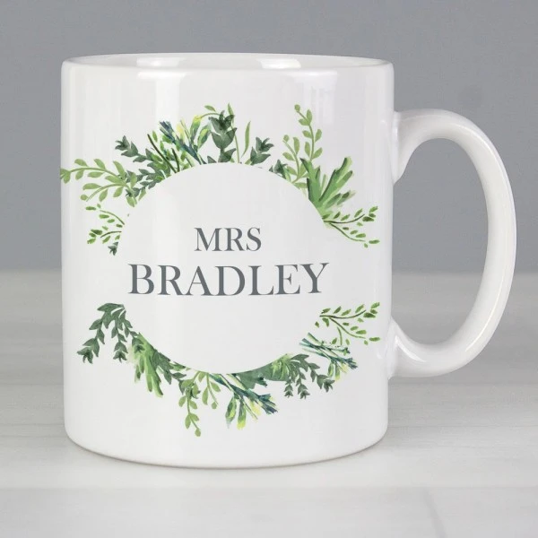 Personalised Botanical Mug 7 Personalised Botanical Mug - Image 7