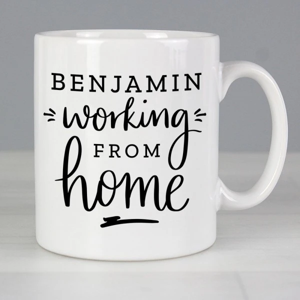 Personalised Working From Home Mug 1 Personalised Working From Home Mug