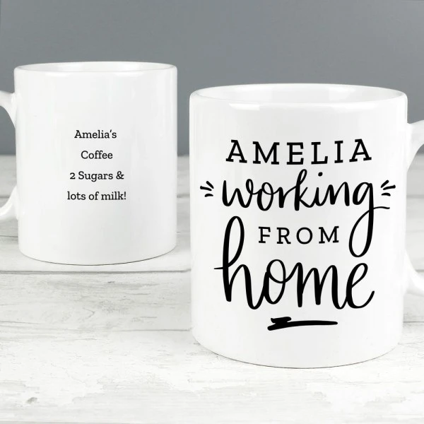 Personalised Working From Home Mug 3 Personalised Working From Home Mug - Image 3