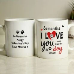 Personalised I Love You More Than The Dog Mug -PERSONALISE STORE p0805k92 2