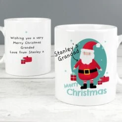 Personalised Mr Claus Christmas Mug -PERSONALISE STORE p0805k97 5