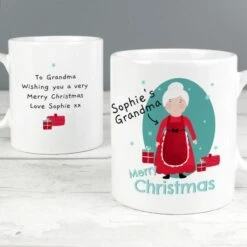 Personalised Mrs Claus Christmas Mug 9 Personalised Mrs Claus Christmas Mug -PERSONALISE STORE p0805k98 2