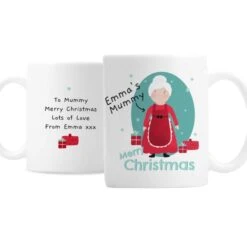Personalised Mrs Claus Christmas Mug 11 Personalised Mrs Claus Christmas Mug -PERSONALISE STORE p0805k98 4