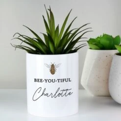 Personalised Bee-u-tiful Ceramic Storage Pot -PERSONALISE STORE p0805l04 2
