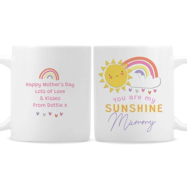 Personalised You Are My Sunshine Mug 2 Personalised You Are My Sunshine Mug - Image 2