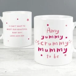 Personalised Yummy Scrummy Mummy To Be Mug -PERSONALISE STORE p0805l63 3