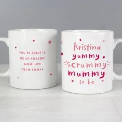 Personalised Yummy Scrummy Mummy To Be Mug -PERSONALISE STORE p0805l63 5
