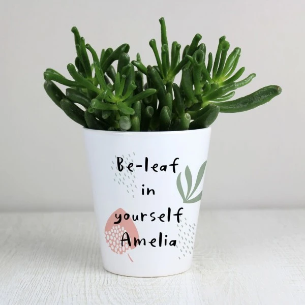 Personalised Abstract Pattern Plant Pot 3 Personalised Abstract Pattern Plant Pot - Image 3