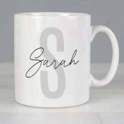 Personalised Name & Initial Mug -PERSONALISE STORE p0805m10 3