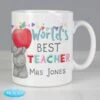 Personalised Me To You World's Best Teacher Mug