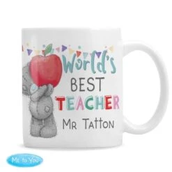 Personalised Me To You World's Best Teacher Mug 6 Personalised Me To You World's Best Teacher Mug -PERSONALISE STORE p0805m17 2